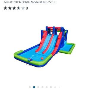 Colorful Inflatable Water Slide